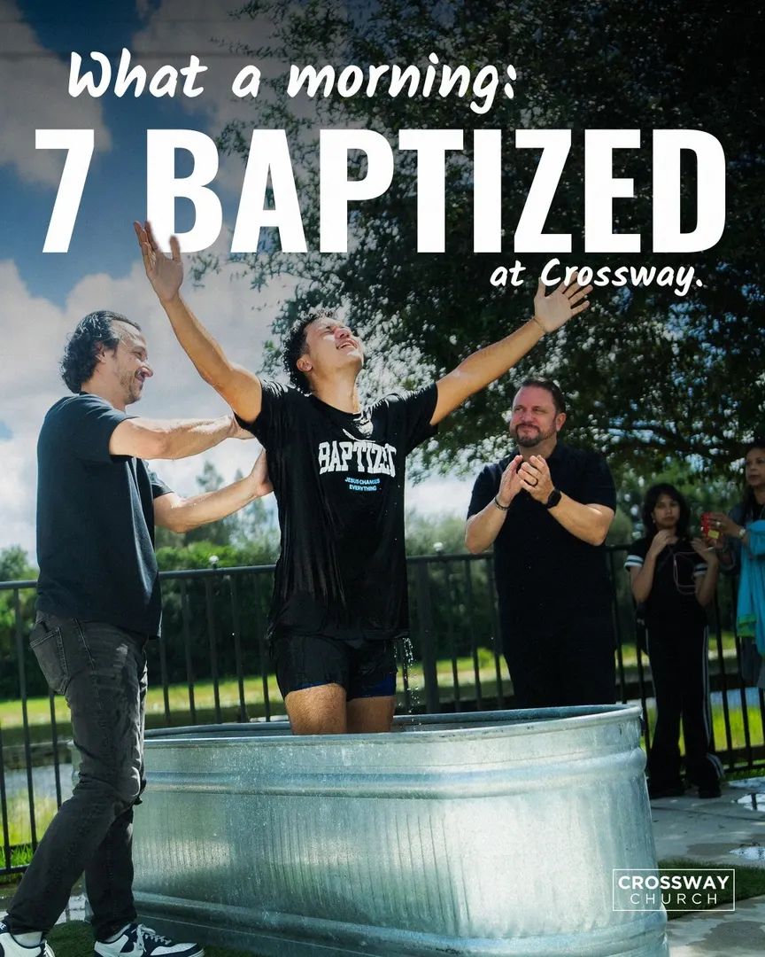 A post from Baptism Sunday at Crossway: What a morning, 7 baptized